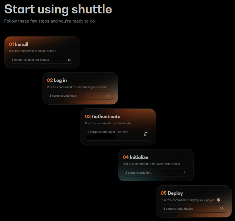 shuttle dashboard